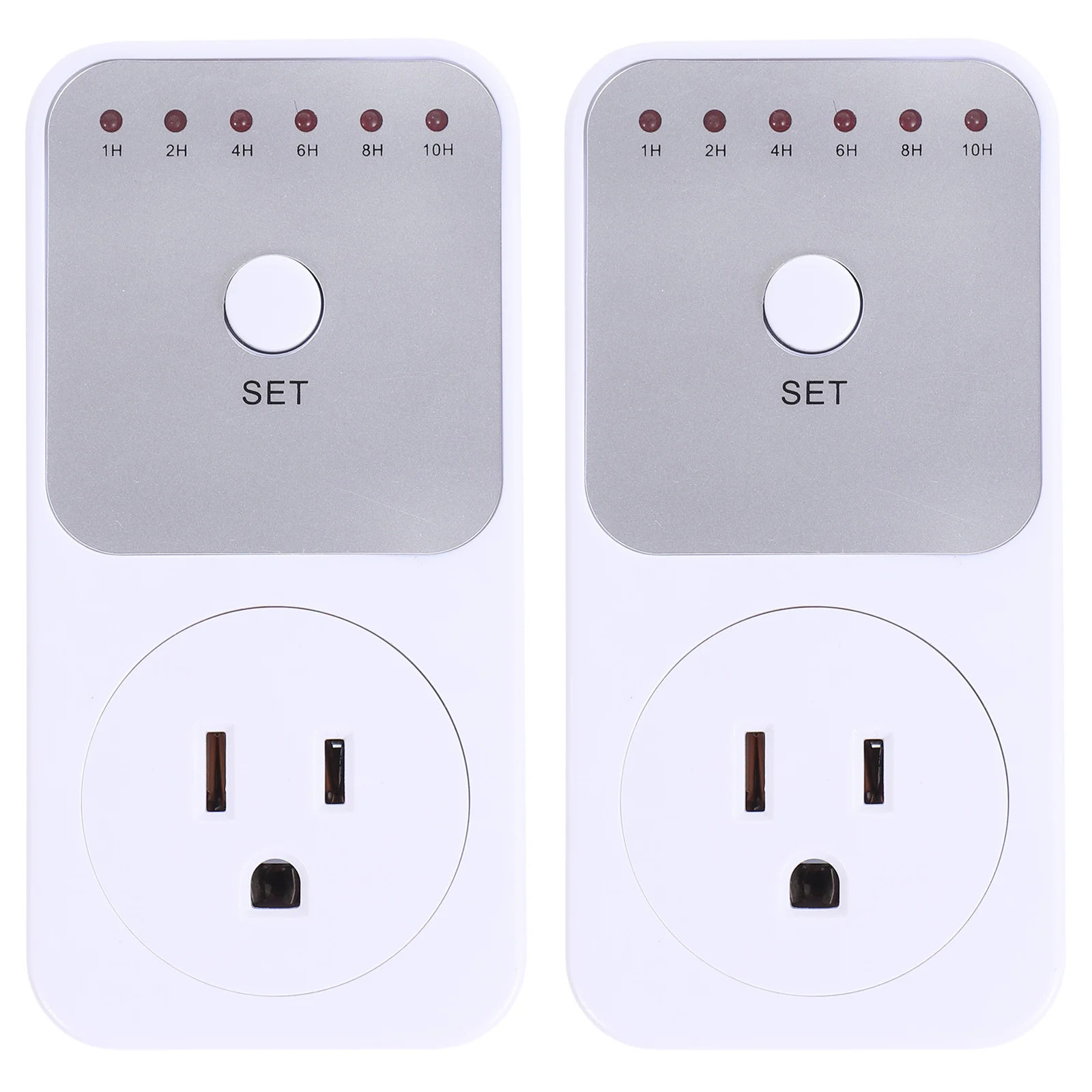 

2pcs Timer Socket Outlet Countdown Dusk to Dawn Programmable Auto Shut Off Plug Electric Timer for Lights Switch Christmas