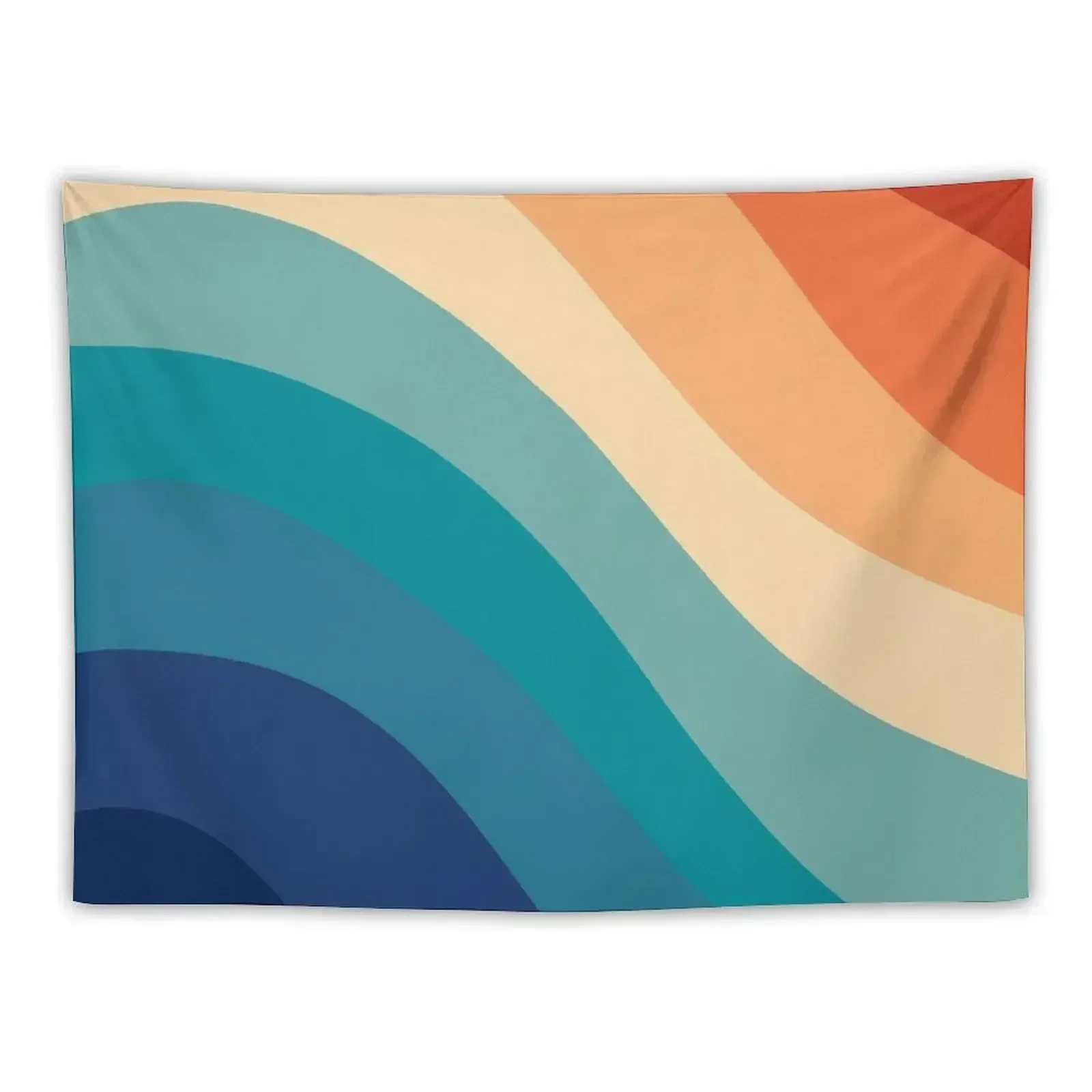 

Retro Summer Wave #1 #minimal #decor #art Tapestry Room Decorations Wall Hanging Decor Tapestry