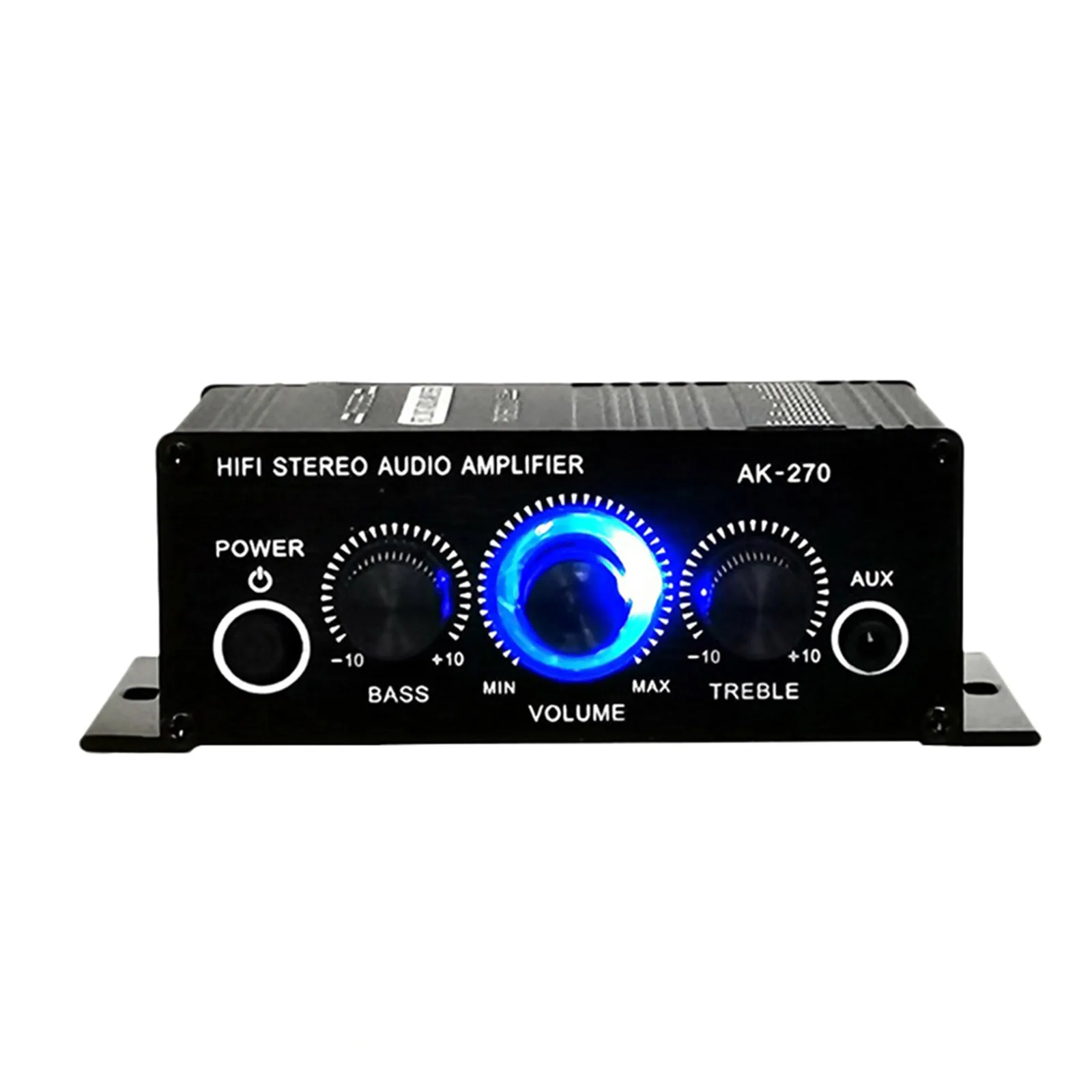 

Digital Audio Power Amplifier 12V For Passive Speaker Computer Mini Amplifier Blue Led Stereo Sound Adapter