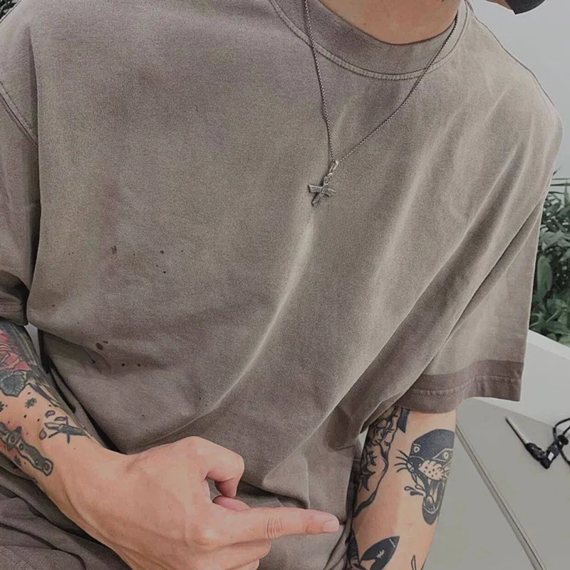 

KITH X Ksubi Waed Box Logo Мужская повседневная свободная футболка ort Sve Хлопковая молодежная модная летняя современная круглая футболка Ne