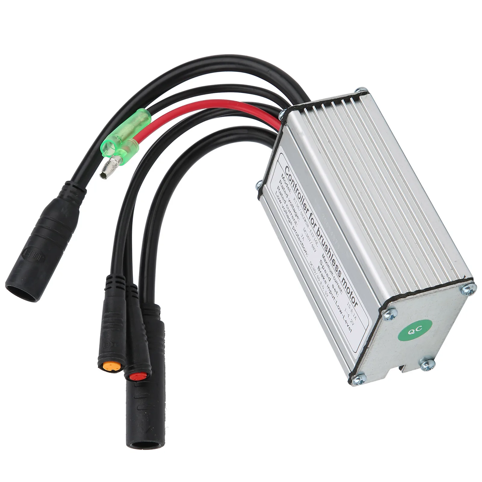 6 Tubes Electric Bicycle Motor Controller, 36/48V KT‑15A DC Motor Controller for Longevity and Low Power Consumption