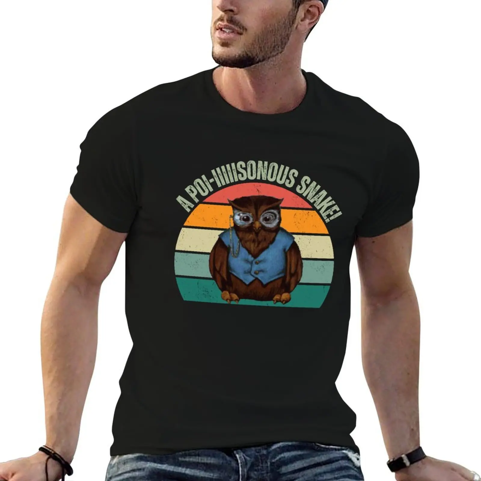 A Poisonous Snake - Cedric The Owl T-Shirt Louboutins funny meme t-shirts Men's t-shirt