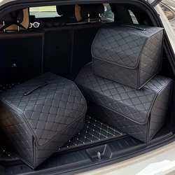 1Pc Car Trunk Organizer Box Large Capacity Auto Multiuse Tools Storage Bag Stowing Tidying Folding For Car Storage Accessories