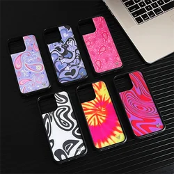 Wildflower 3D Water droplet Pattern Phone Case for iPhone 17 16 15 14 13 Pro Max Plus WF gorgeous color Cute Cartoon Cover Funda