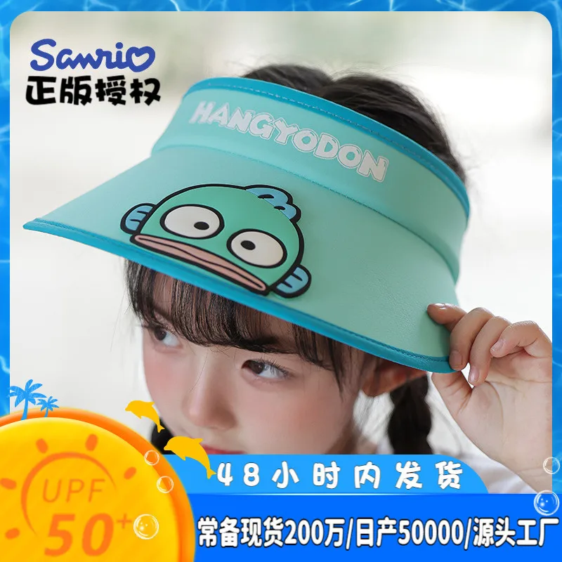 

Hello Kitty Kuromi Anime Kawaii Sanrio Children Sun Protection Hat Cute My Melody Boys Girls Baby Sun Visor Cap Gifts for Kids