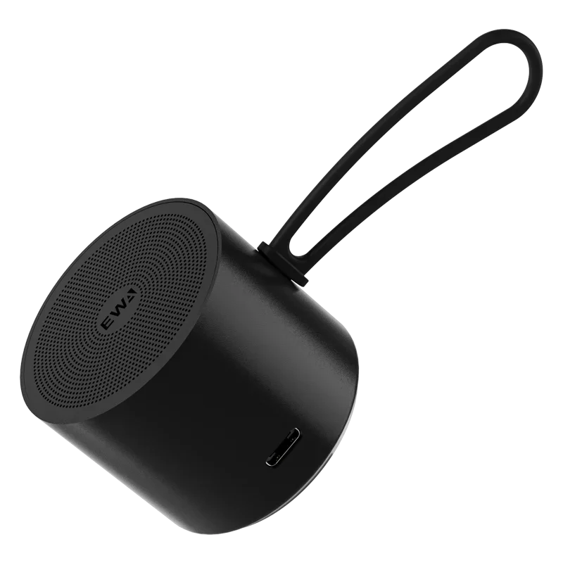 EWA A127 Altavoz Bluetooth de Metal pequeño portátil pistola de acero Heavy Metal Subwoofer inalámbrico al aire libre Mini USB Altavoz Bluetooth
