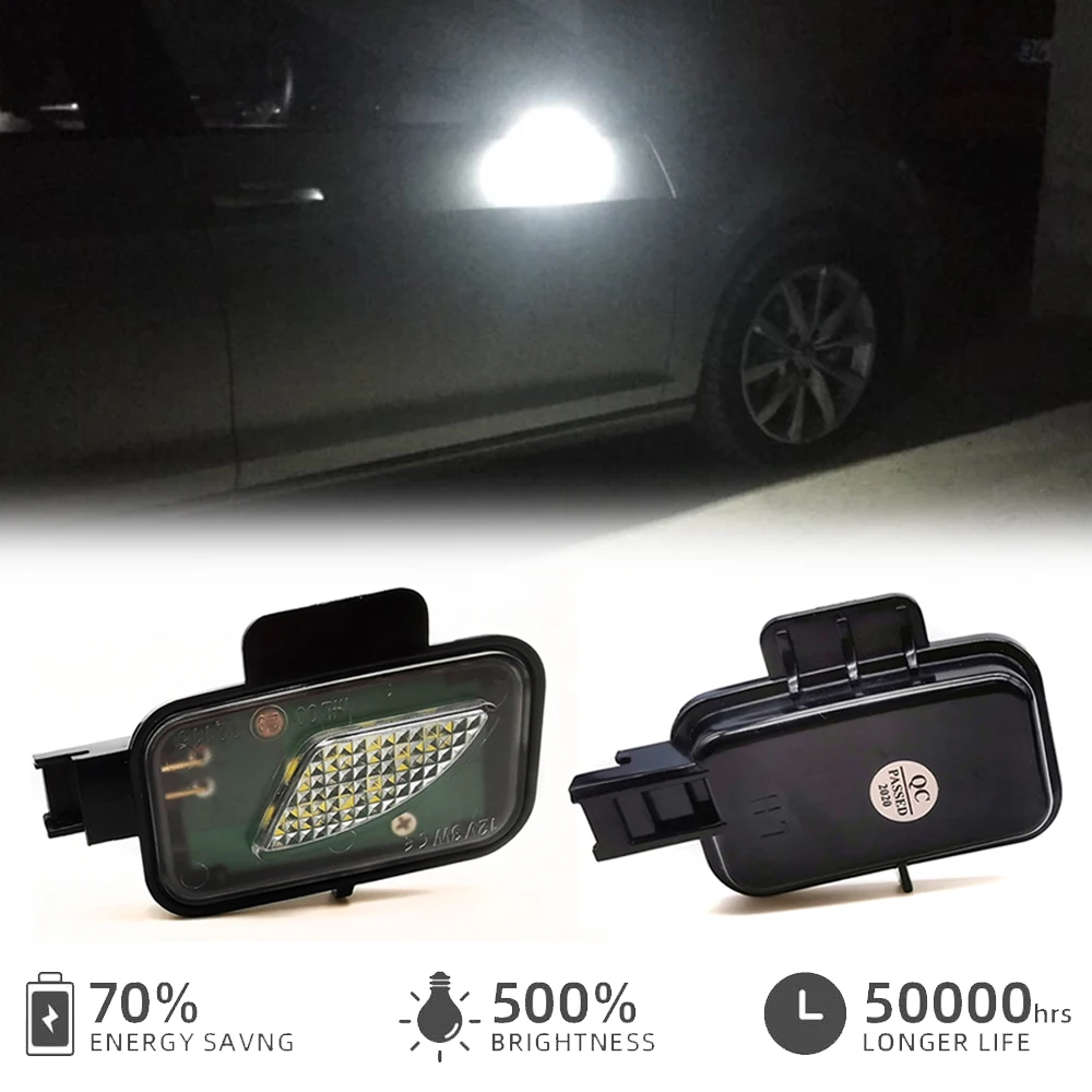 

6000K LED Under Side Rearview Mirror Puddle Light DRL Warning Lamp For VW Passat B8 Alltrack Variant 3G5 3G2 Arteon 3H7