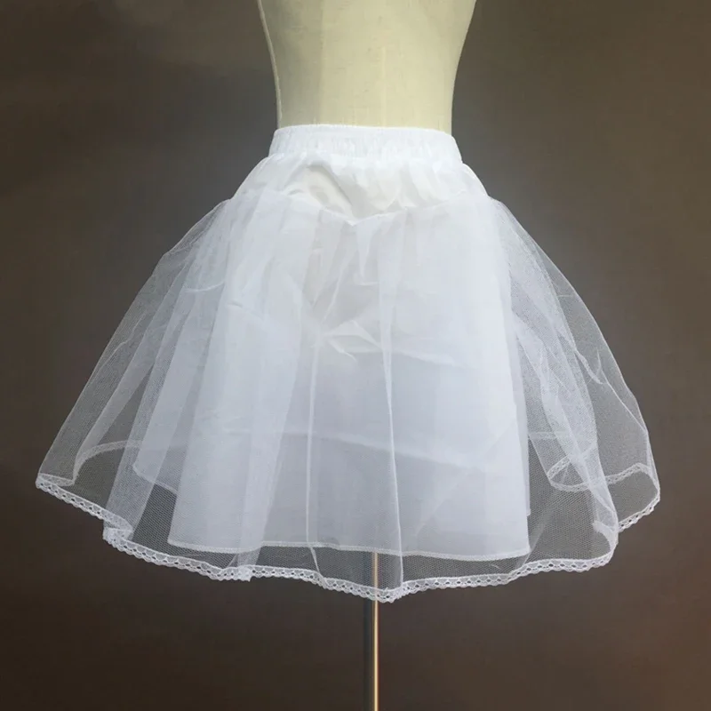 

Wedding Accessories Kids Girls Petticoat Vestido Longo Ball Gown Crinoline Skirt Petticoats In Stock