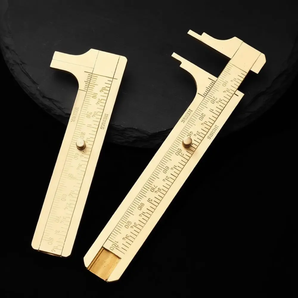 High Accuracy Digital Vernier Caliper Pure Copper Measurement Gauge For Jewelry Walnut Craft Repair Hand Tool