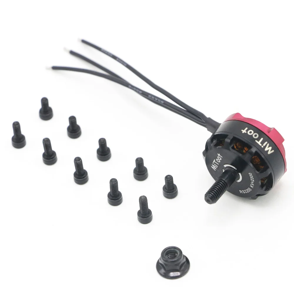 Angeltoy 1 / 2 / 4 قطعة Mitoot RS2205 2300KV 2600KV فرش السيارات CW CCW ل Rc QAV200 210 250 FPV رباعية سباق QAV R180 220 260