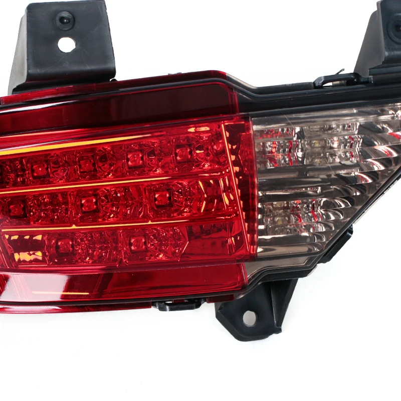 For Mitsubishi Pajero Sport 2011 2012 2013 2014 2015 Car Bumper Reflector LED Rear Running Light  Brake Reverse Light