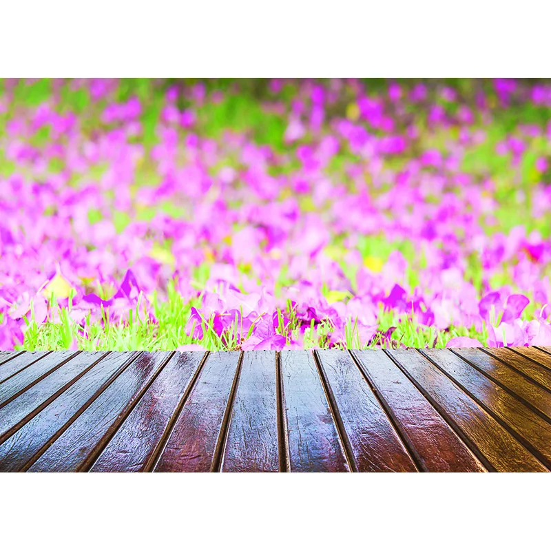 Art Fabric Photo Backdrops Bokeh Scenery Flower Board Floor Photography Background for Photo Studio CMA-02