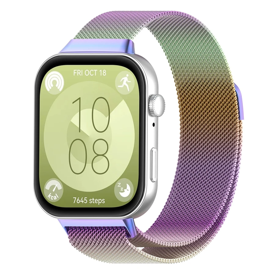 Magnetische Milanese band voor Huawei Watch Fit 3/4/4Pro/5/5Pro armband polsband voor Huawei Fit 3 4 5 Pro roestvrijstalen band