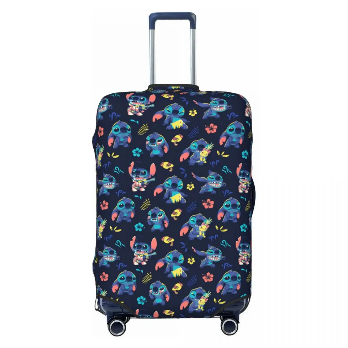

Custom Stitch Printed Luggage Cover Protector Cute Anime Cute Cartoon Travel Suitcase Covers for 18-32 Inch