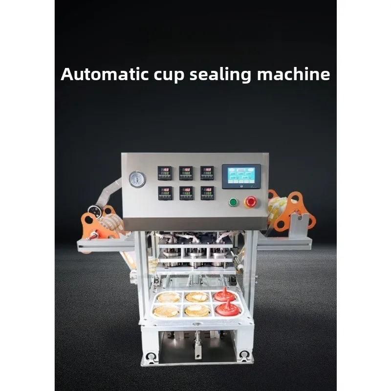 Commercial desktop cup sealing machine, jelly cup flower teacup sealing machine