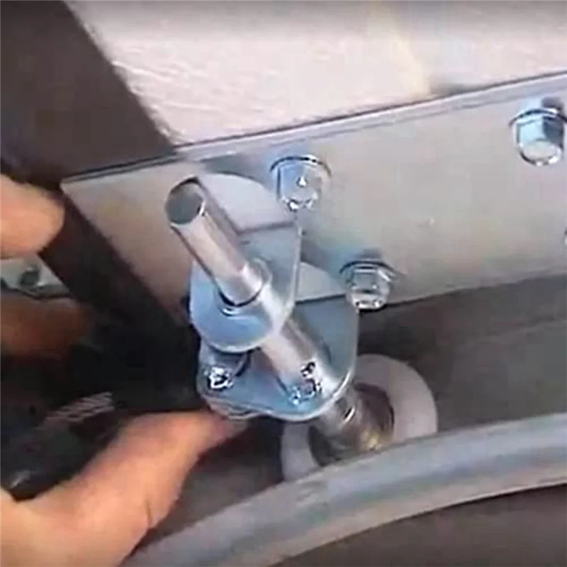 12Piece Garage Door Roller 4Inch Stem, Quiet Garage Door Wheels Nylon For Garage Door Track Replacement