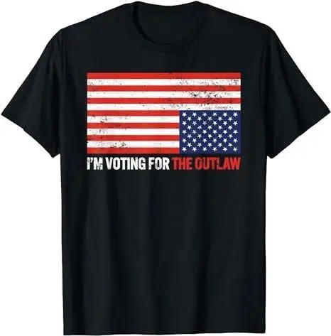 Im Voting for The Outlaw T-Shirt Retro Unisex Hot Tshirt For Trump Tshirt