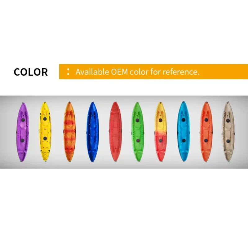

Professional Pedal Rudder Ocean Sea Travel Plastic Sit in Kayak Hard Boat With Rudder 2026