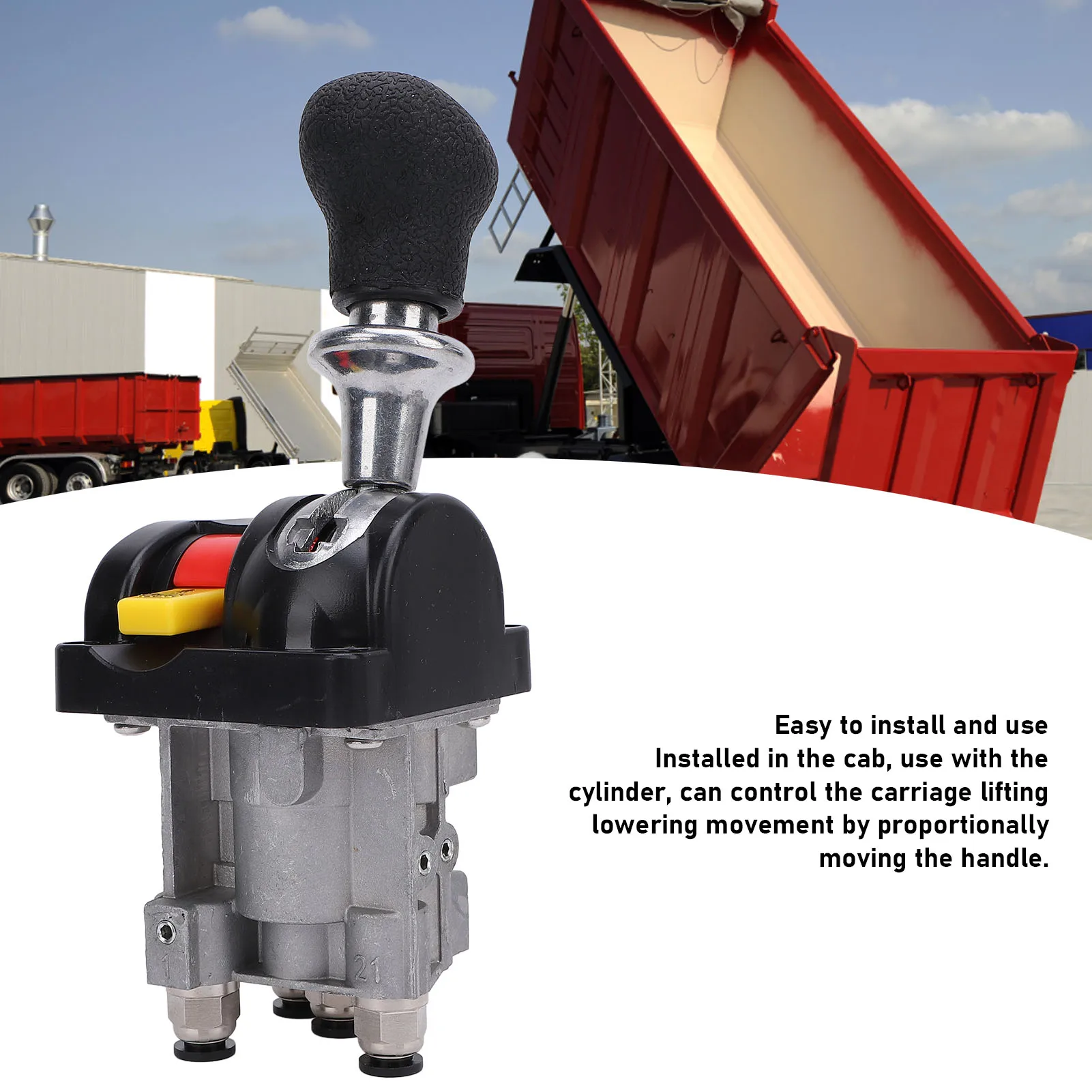 

Dump Truck Tipper Efficient Aluminum Plastic Easy To Install Proportional Control Valves Slow Down for Hydraulic System