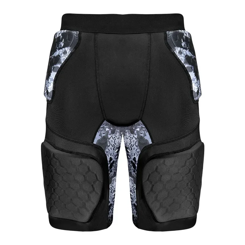 Professional Cycling Shorts with Hip Padding Anti-Slip Compression Pants for Road Bike/Mountain/Football Rugby Sports/Riding