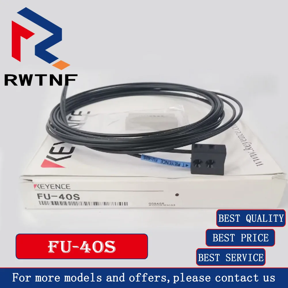 Brand New Genuine FU-40S KEYENCE optical fiber sensor, defining a reflective transparent object detection line，warehouse stock