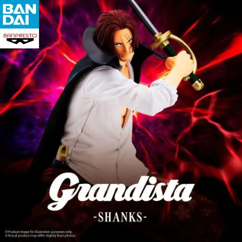 

Bandai Namco Anime One Piece Grandista Shanks In Stock PVC About 22Cm New and Unopened Figure Model Collector Figurine Toy Gift
