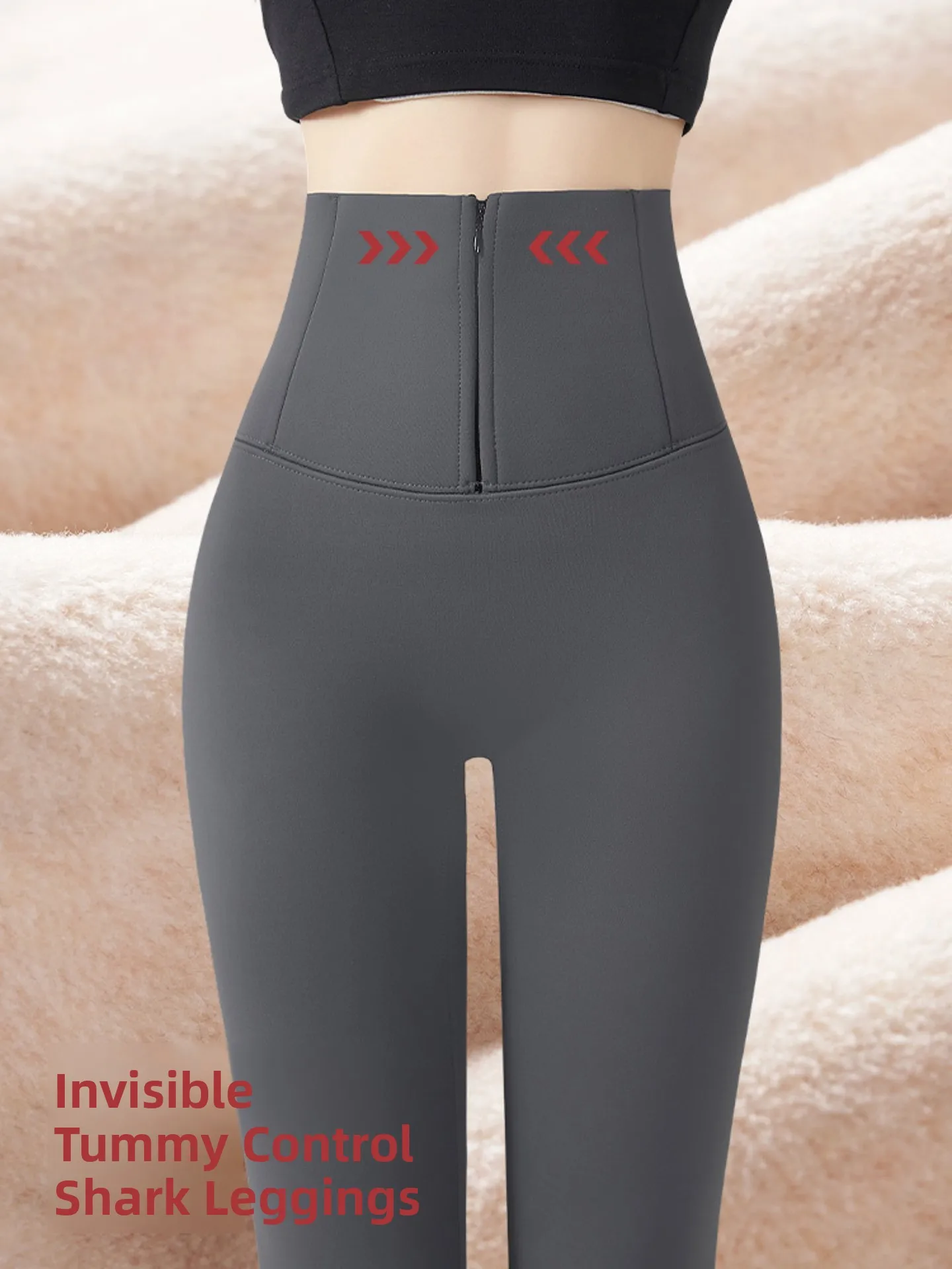 Pantalon de Yoga taille haute pour femme, pantalon en peau d'arche, amincissant, levage des fesses, doublé de Fce, nouvelle collection automne hiver