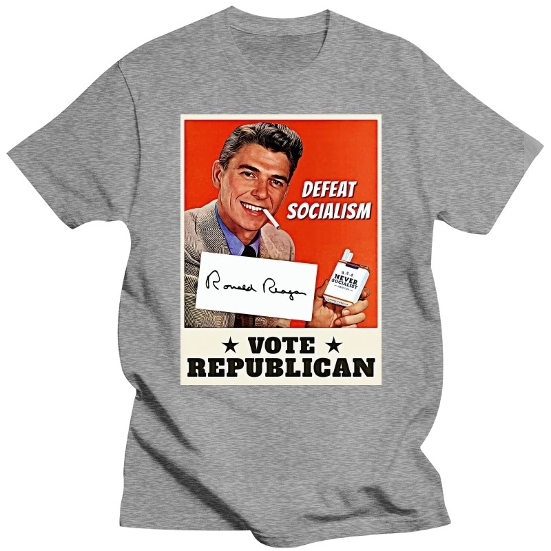 Ronald Reagan Defeat Socialism Vote Republican T-Shirt