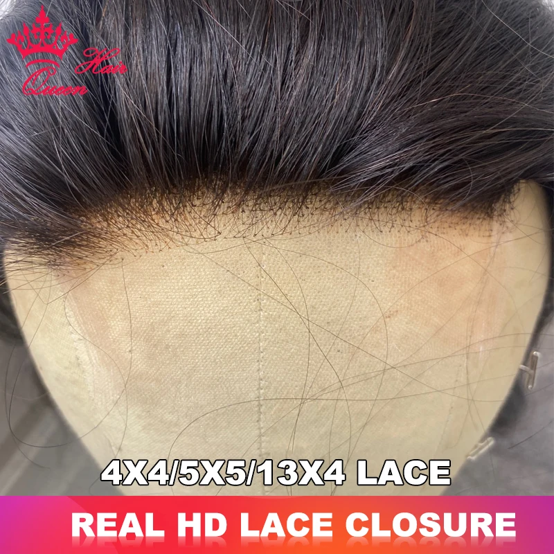 

HD Lace 5x5 6x6 Closure 13x4 13x6 Frontal Melt Skin Body Wave and Straight Pre Plucked Invisible Lace Raw Hair Queen Hair