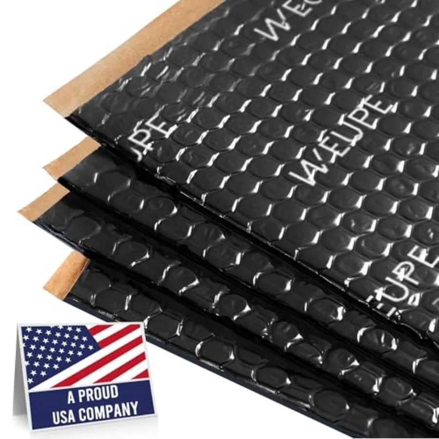 

Sound Deadening Mat for Cars, 50 mil 18 sqft, Butyl Automotive Sound Deadener, Noise Insulation Dampening Material for Car Trun