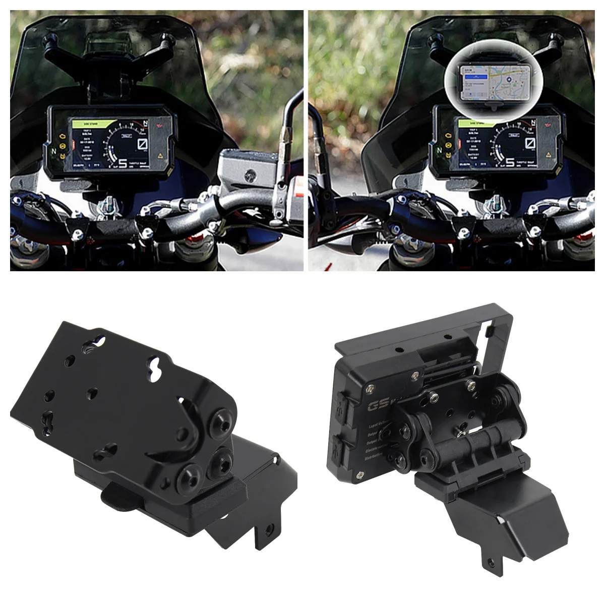 

Motorcycle Smart Phone Holder GPS Navigation Bracket Fit For 390 790 ADVENTURE FOR 250 ADV 2021 Moto Accessories