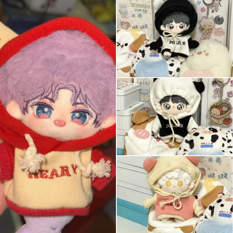 Hoodie Sweater Clothes for 10cm Idol Dolls Cartoon Outfit Accessories Suit Love and Deepspace Xavier Zayne Rafayel ralayo Sylus