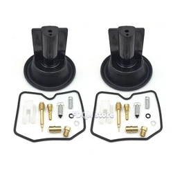 Carburetor Rebuild Kit Repair for Kawasaki ZZR250 EX250 EX250H GPX250 ZL250 EL250 FZ400 With Plunger Diaphragm