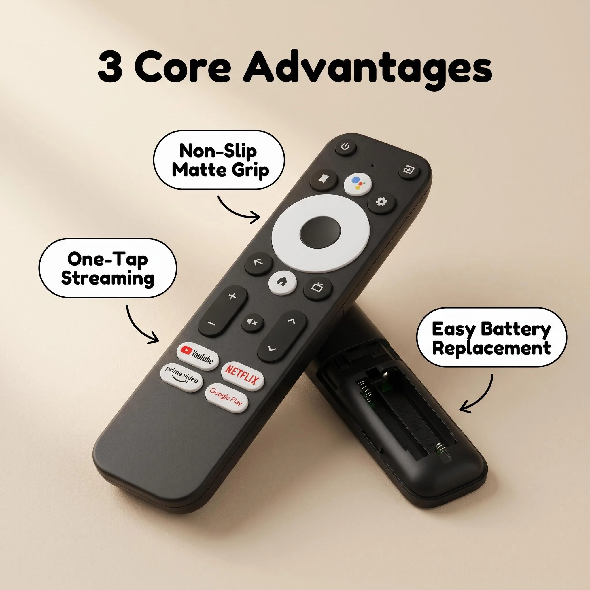 Pilot głosowy FAZV do Mecool KM2 KM2+ KM7+ KD3 Android 4K HDR Streaming Player TV Stick — zdjęcie produktu 6