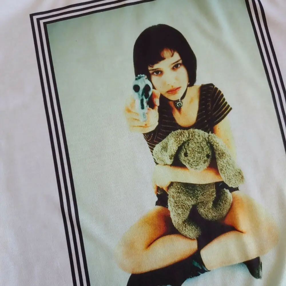 New T-Shirt Matilda LEON THE PROFESSIONAL Natalie Portman gun assassin S - 2XL