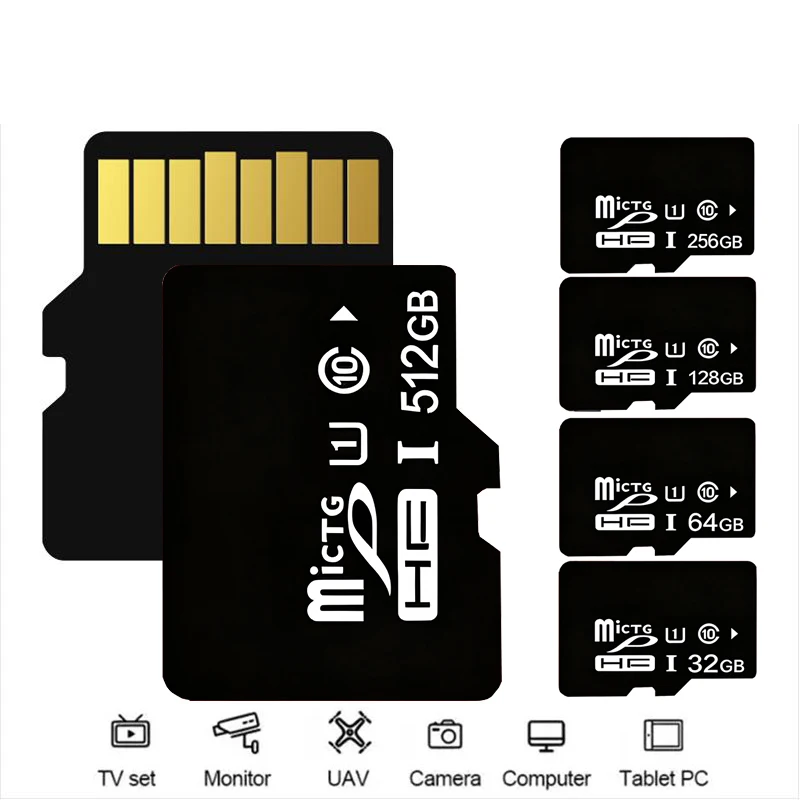 La tarjeta Micro TF/SD se utiliza para monitorizar el tacógrafo del dron 4GB 8GB 16GB 32GB 64GB 128GB 4GB 8GB 16GB 32GB 64GB 128GB