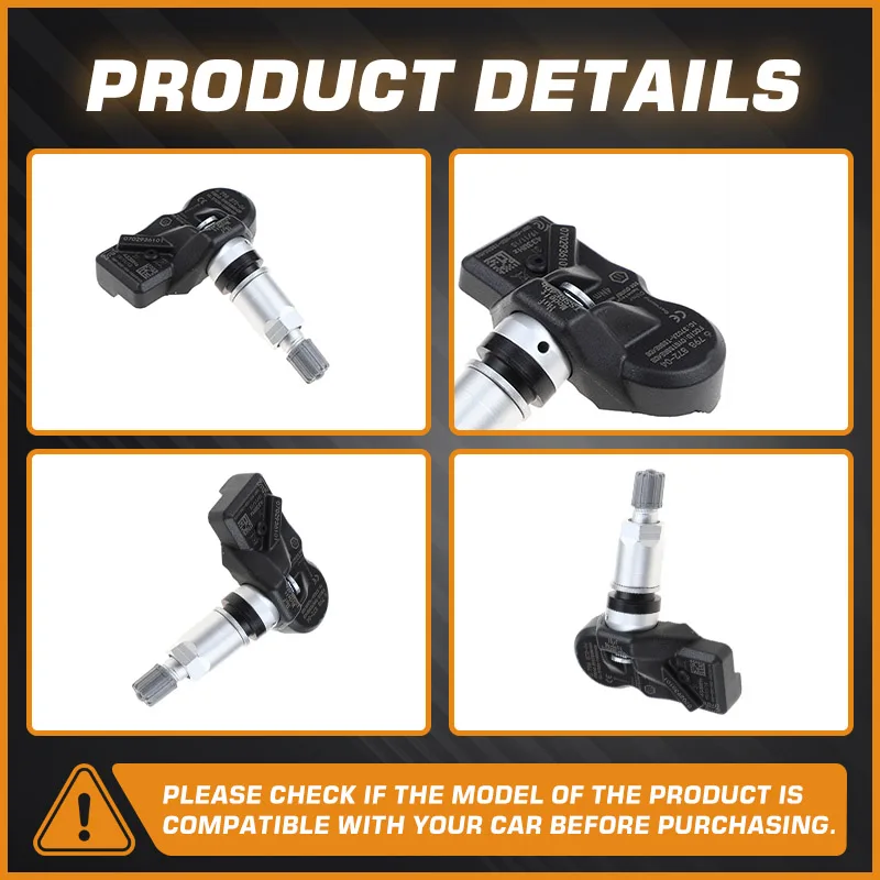 Car TPMS For Mini Countryman F60 2014-2018 Mini Clubman R55 2009-2013 Tire Pressure Sensor Mini Paceman R61 Mini F56 F57 R58 R59