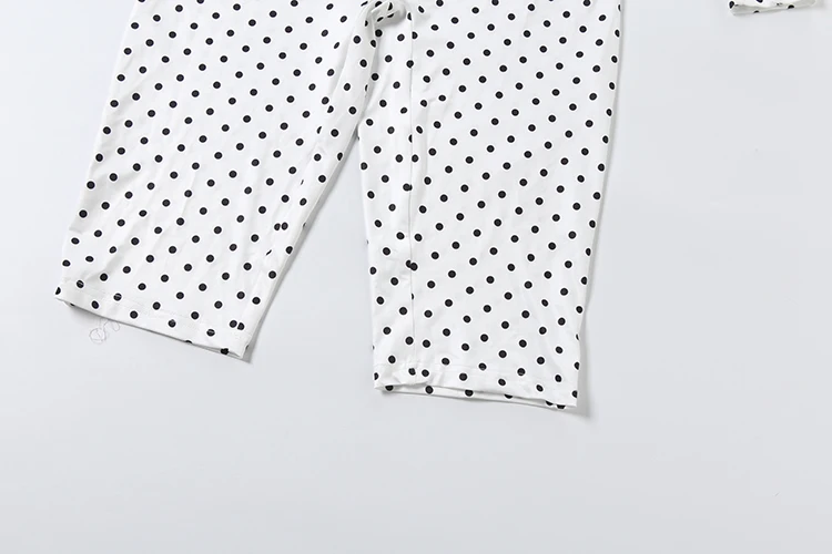 Weird Puss Sexy Mode-Playsuits für Damen, Polka-Dot-Print, quadratischer Kragen, lange Ärmel, figurbetont, Pfirsichfarben, für Mitternachtsclub-Partys – Detail 10