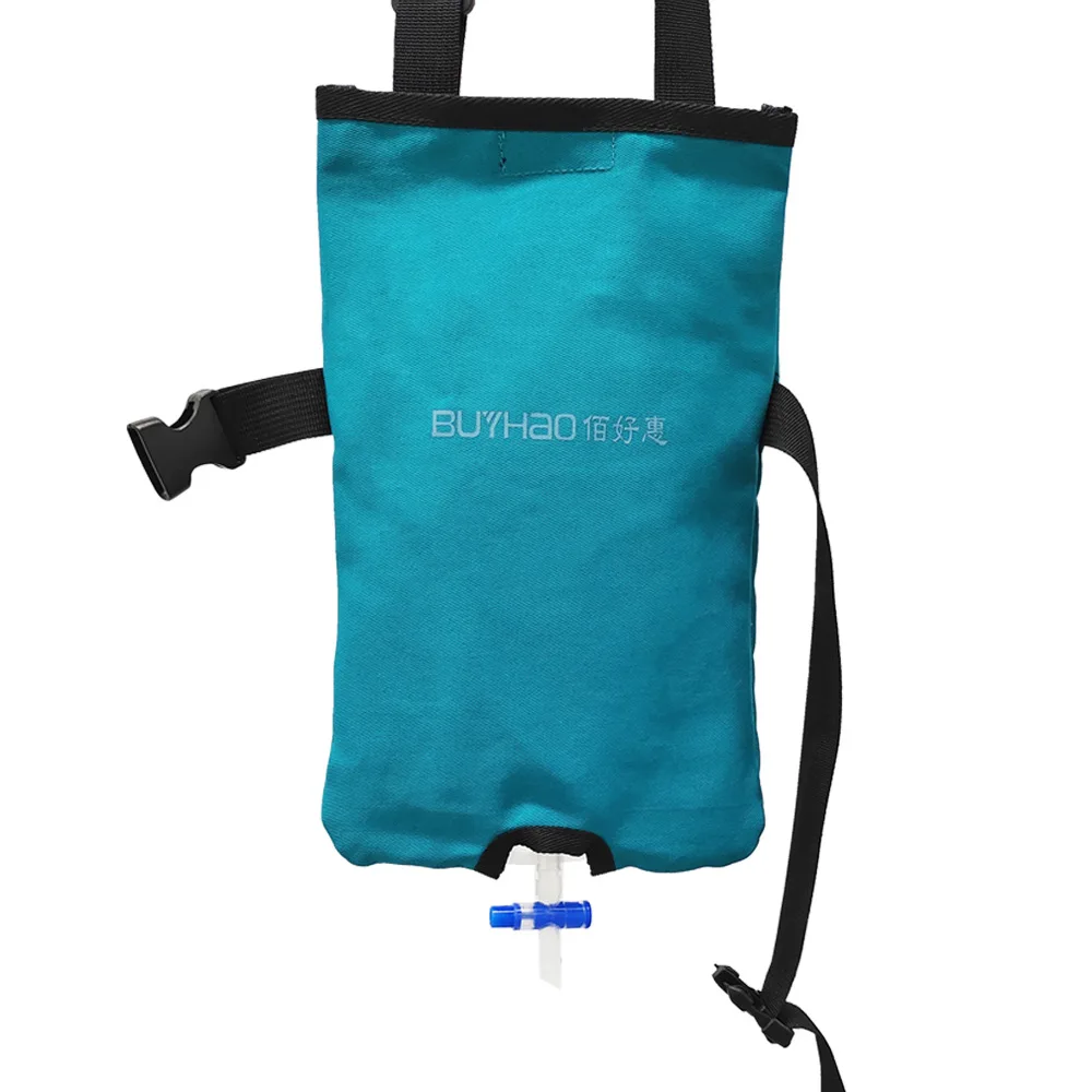 Green Drainage Bag Fixing Bag Catheter Bag Cover Urine Bag Urine Leg Bag Cover Adjustable Shoulder Strap 1000ml Cotton Material