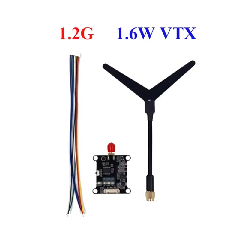 

FPV Images Transmission Board 1.2GHZ 1.3GHZ VTX-1G3SE 1600mW VTX with Antenna Cable Dropship for Long Range FPV Drone Parts