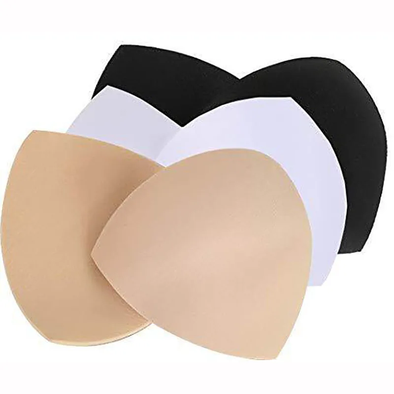 Removable Smart Cups Bra for Women, Replacement Pads, Breast Enhancers, Padding for Bikinis Swimsuits, Sports Bra, 3 Pairs