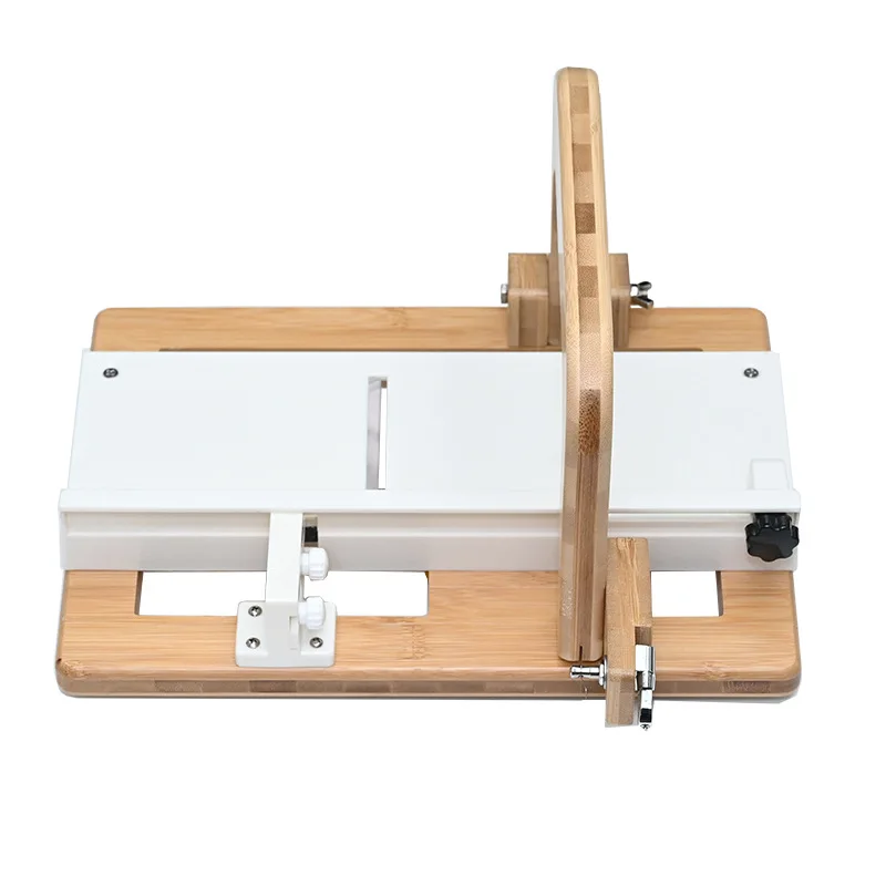 Immagine 3: Strumento All-in-One per Taglio e Rifinitura Sapone Artigianale, Stazione di Taglio Sapone Migliorata, Taglierina a Filo per Sapone a Processo a Freddo, Taglierina per Sapone