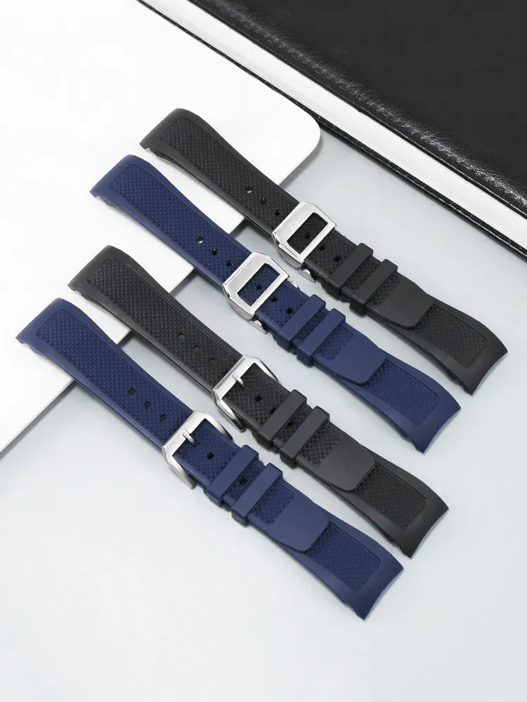 Suitable for IWC Portugal Series IW390211 IW390209 Nautical Timing with The Same Silicone Watch Strap