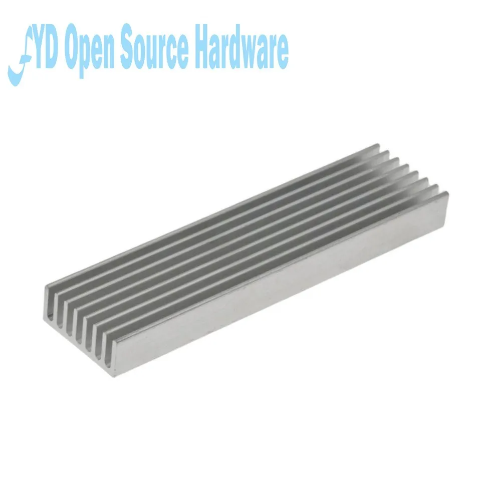 Heatsink Radiator Cooler Radiator 100X25X10MM High Quality Aluminum Heat Sink Fins Fast Thermal Conductivity Thermal Bar 