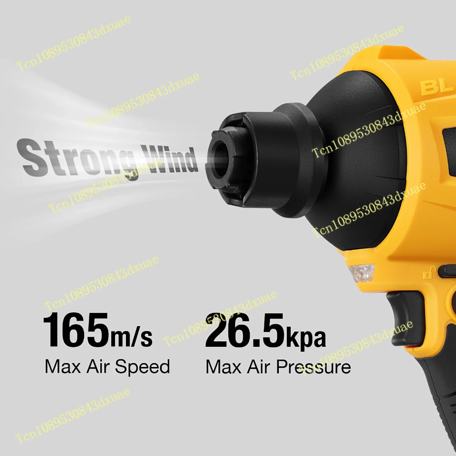 Cordless Air Pump Air Duster Compatible with Dewalt 18V 20V Battery(tool only)Brushless Compressed Air Blower for Cleaning view 3