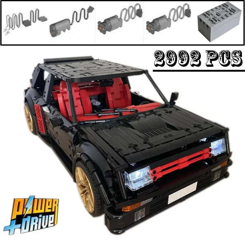 

New MOC-115234 R5 Turbo Remote Control Power Model Supercar Racers Vehicles Building Blocks Bricks Toys Kids Boys Birthday Gifts