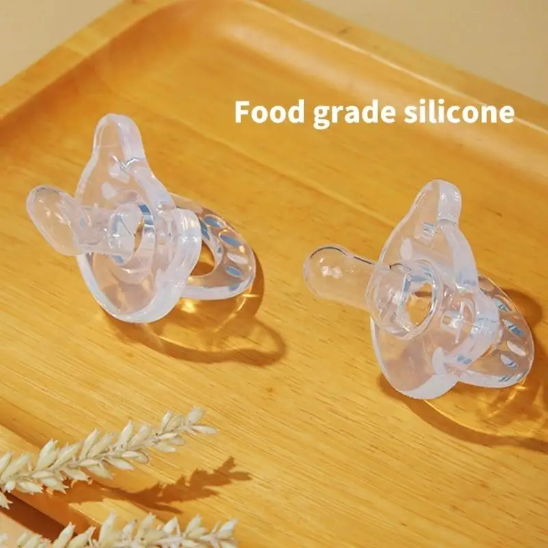 لهايات الأطفال 97BE مصنوعة من السيليكون الناعم لتجربة فطام مريحة، تأتي مع مجموعة صناديق تخزين مناسبة للسفر ومقاومة للغبار #3