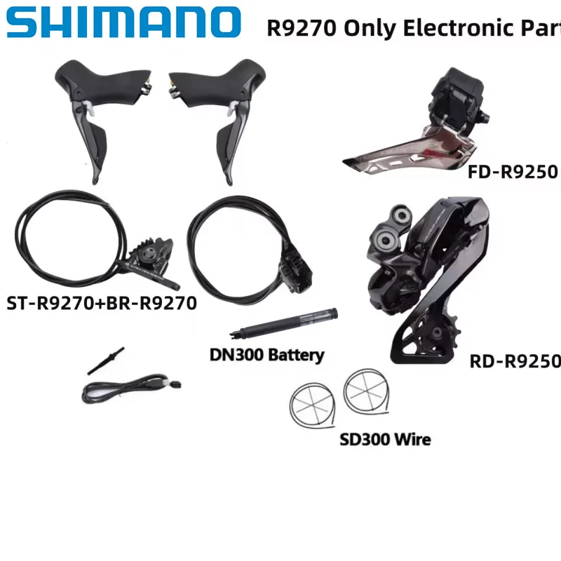 Shimano Dura ace Di2 R9270 Groupset Only Electronic Part 2x12S R9250 Front/Rear Derailleur ST BR-R9270 Road Bicycle Di2 Set