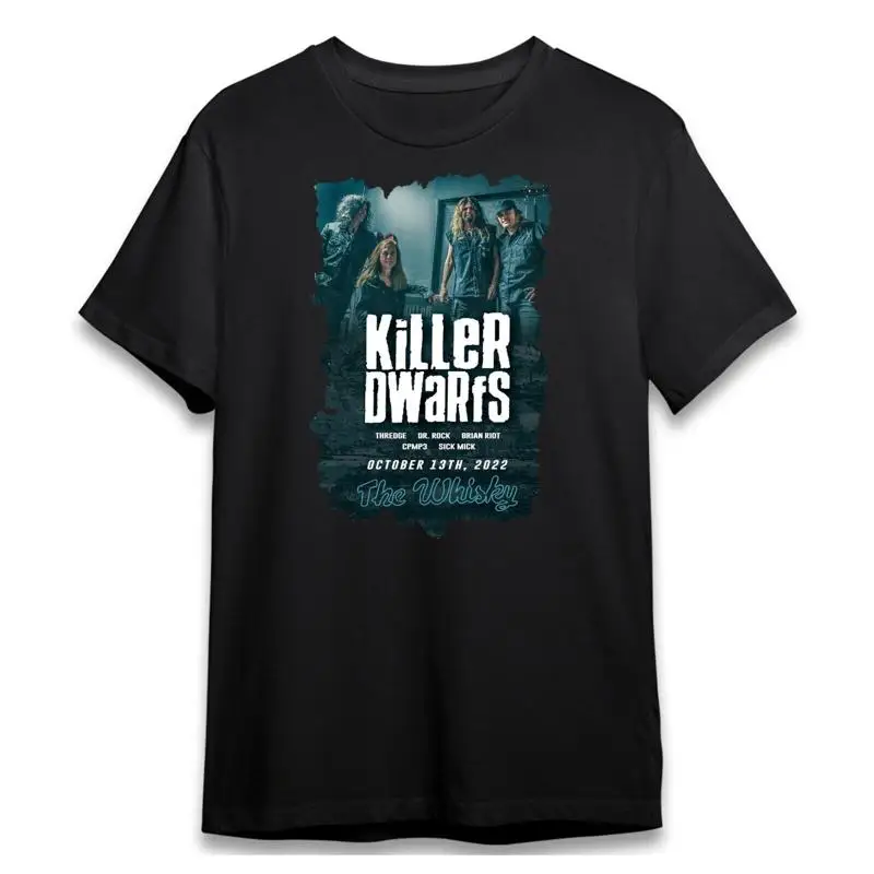 Rare Killer Dwarfs Tour Dates T Shirt Vintage Cotton For Fan S 5Xl