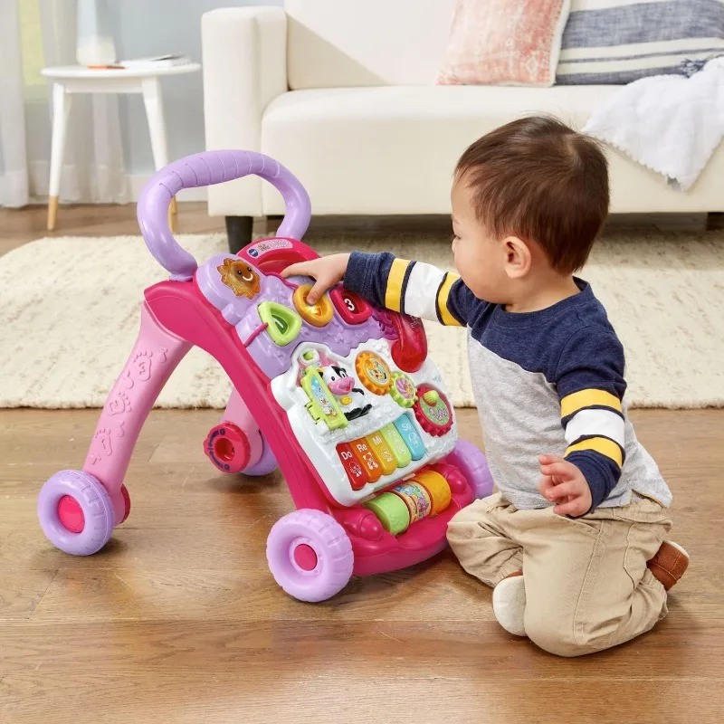 Sit-to-Stand Learning Walker (Frustration Free Packaging), Pink